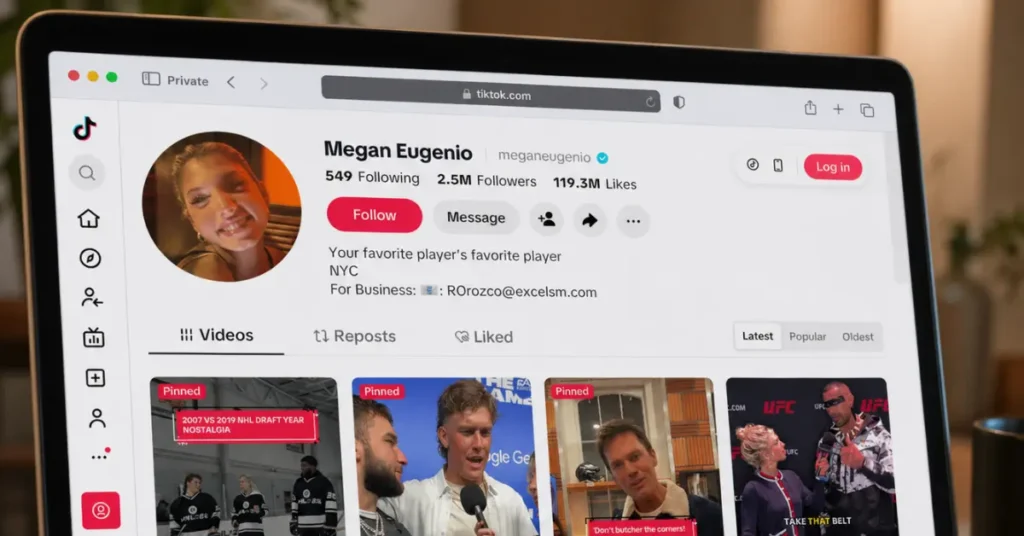 Megan Eugenio tiktok profile photo