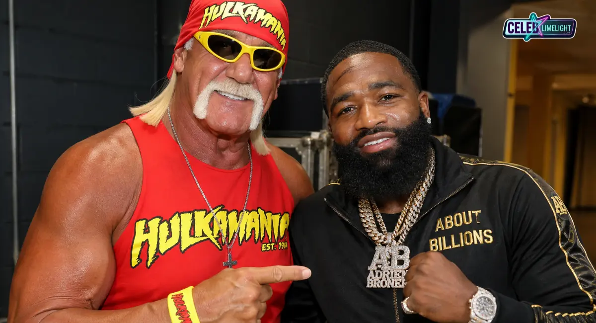 This image is of Adrien Broner and Hulk Hogan